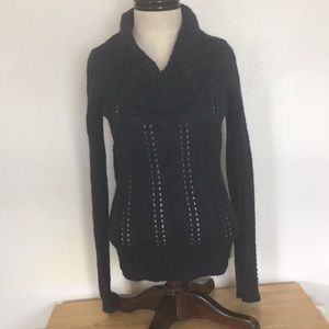 Tommy Hilfiger wool blend sweater navy color